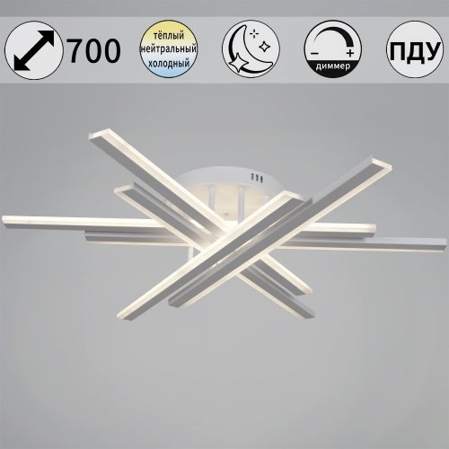 Потолочная люстра Reluce 16090-0.3-06 BK,WH