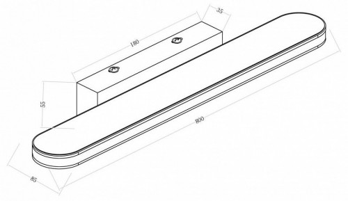 Подсветка для зеркал Maytoni Epic MIR009WL-L16CH4K