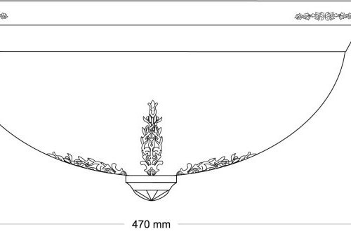 Потолочный светильник Bellagio BEL-PL-3(P)470-CR