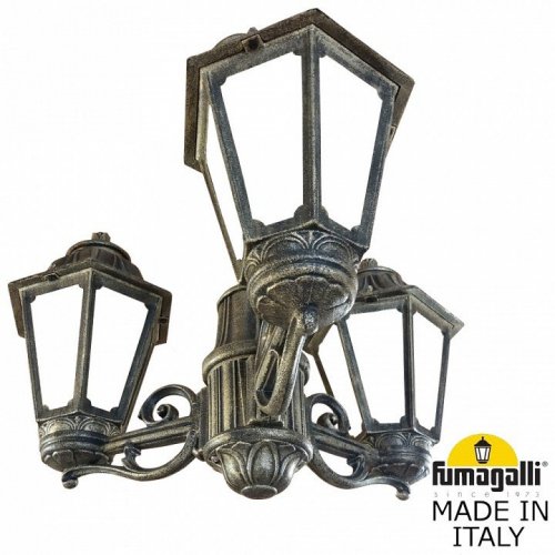 Уличный подвесной светильник Fumagalli Sichem/Anna 3L E22.120.S30.BYF1R