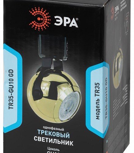 Трековый светильник ЭРА TR35-GU10 GD Б0053299 