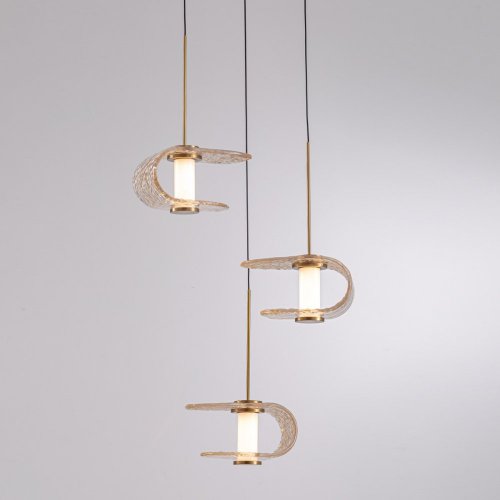 Подвесной светильник MD24020901 MD24020901-3A gold/cognac Подвесной светильник MD24020901 MD24020901-3A gold/cognac