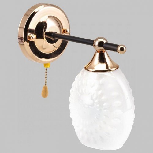 Бра IMEX MD.4144-1-W-BK+FGD Бра IMEX MD.4144-1-W-BK+FGD