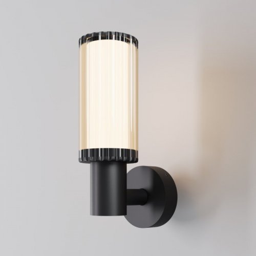 Настенный светильник уличный Rib O502WL-01B Настенный светильник уличный Rib O502WL-01B