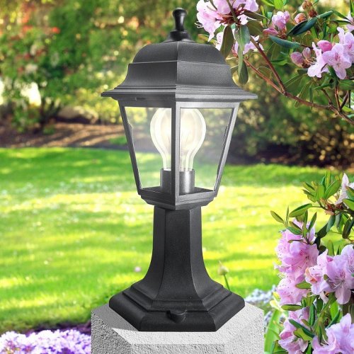 Наземный низкий светильник Эра  НТУ 04-60-001 черный