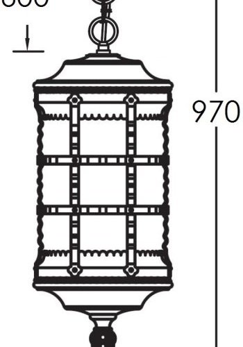 Уличный светильник подвесной BARSELONA 81205 cover Gw