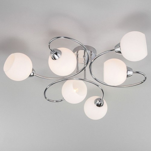 Потолочная люстра Eurosvet Tulia 30136/6 хром Потолочная люстра Eurosvet Tulia 30136/6 хром