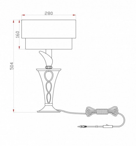 Настольная лампа Maytoni Lillian H311-11-G