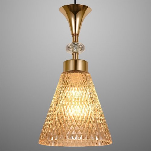 Подвесная люстра Reluce 02005-0.9-03 Amber Подвесная люстра Reluce 02005-0.9-03 Amber