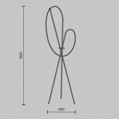 Торшер Maytoni Crochet MOD369FL-L36B3K Торшер Maytoni Crochet MOD369FL-L36B3K