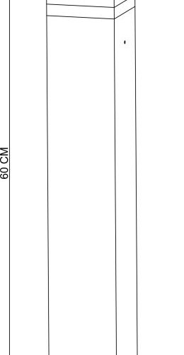 Наземный светильник Arte Lamp Hadar A4421PA-1BK