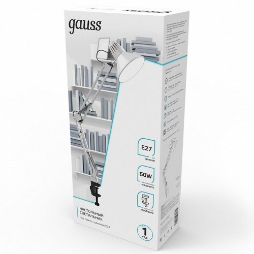 Настольная лампа офисная Gauss GT001 GT0011 Настольная лампа офисная Gauss GT001 GT0011