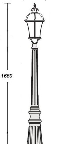 Наземный фонарь Oasis Light ROMA L 95211L Gw