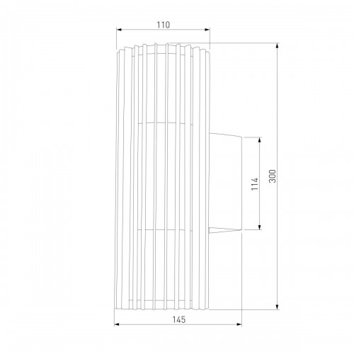 Уличный настенный светодиодный cветильник Elektrostandard Entero (35189/W) 3000K черный a072082