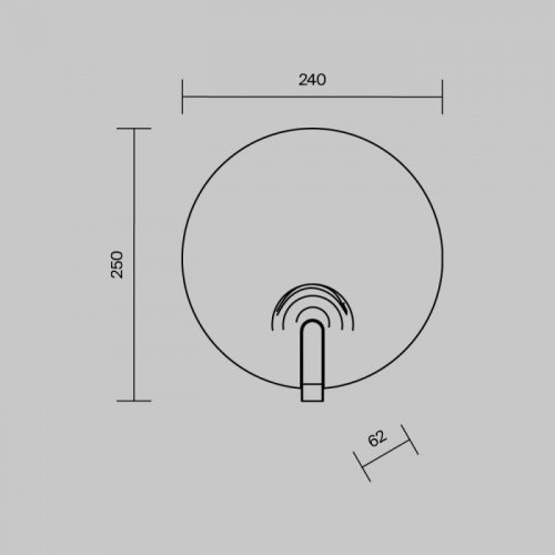 Настенный светильник Regatta MOD481WL-L8BS3K