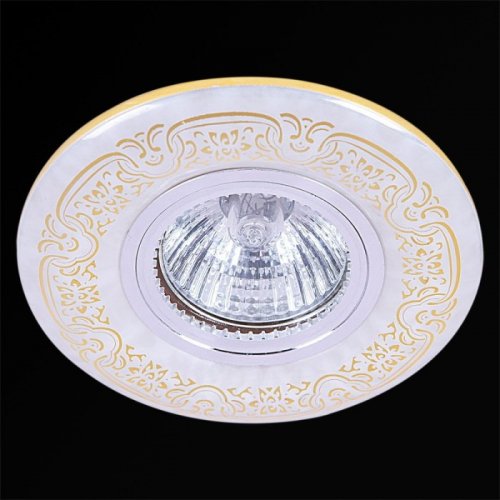 Точечный светильник Reluce 09502-9.0-001MN MR16+LED3W WH/GD