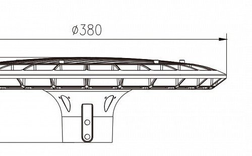 Уличный консольный светильник ЭРА SPP-5 SPP-506-0-50K-060