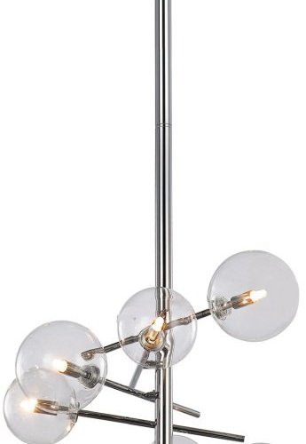 Потолочная люстра DeLight Collection Globe Mobile MX19009070-6A chrome Потолочная люстра DeLight Collection Globe Mobile MX19009070-6A chrome