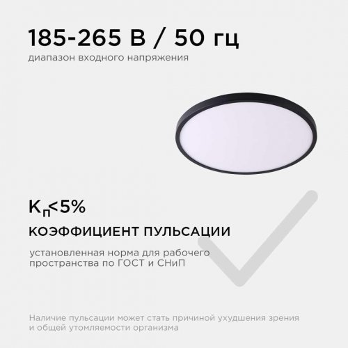 Потолочный светодиодный светильник Apeyron Spin 18-133