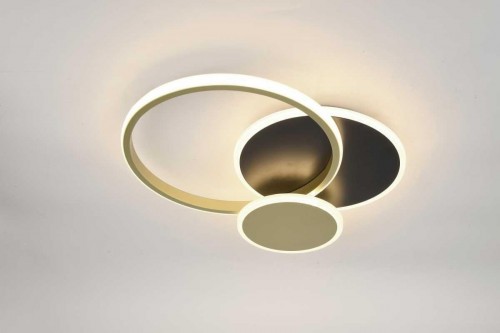 Светильник потолочный светодиодный ЭРА Модерн с ДУ City CLL-1-60-RC BK +GD Б0069756 Светильник потолочный светодиодный ЭРА Модерн с ДУ City CLL-1-60-RC BK +GD Б0069756