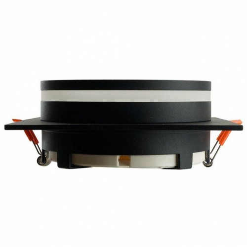 Светильник встраиваемый Feron DL703 LUNA потолочный GX70 черный квадрат 51100