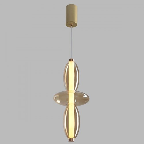 Подвесной светодиодный светильник Crystal Lux Quasar SP14W Led Amber Подвесной светодиодный светильник Crystal Lux Quasar SP14W Led Amber