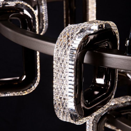 Подвесная люстра Theona LE7701/10+5 Grey/Black Chrome