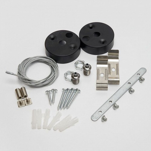 Светильник светодиодный линейный Feron AL4020 IP20 12W 6500К, рассеиватель матовый в алюминиевом корпусе, черный 590*50*55мм серия MattLine 51467