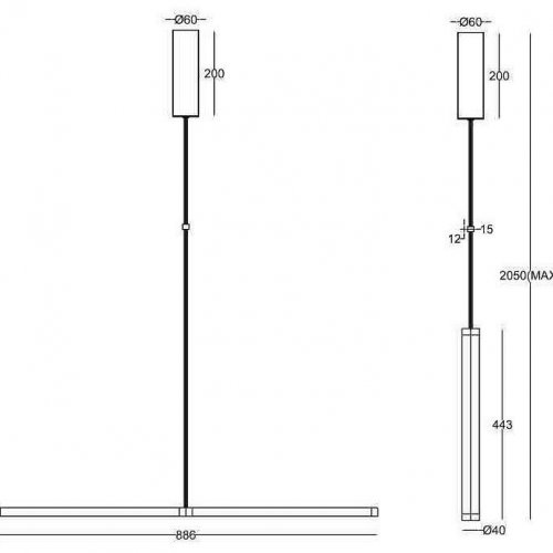 Подвесной светильник Maytoni Supersymmetry P096PL-L11WK1