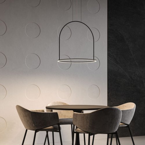 Подвесной светодиодный светильник Eurosvet Over 90323/1 черный Подвесной светодиодный светильник Eurosvet Over 90323/1 черный