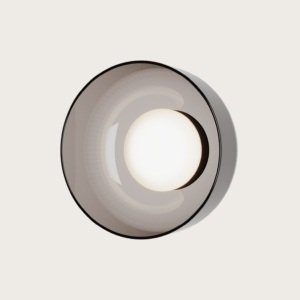 Настенный светильник Ipon A1316 Matt black / shade Clear