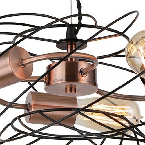 Подвесная люстра Lussole Loft Brooks LSP-8246 Подвесная люстра Lussole Loft Brooks LSP-8246