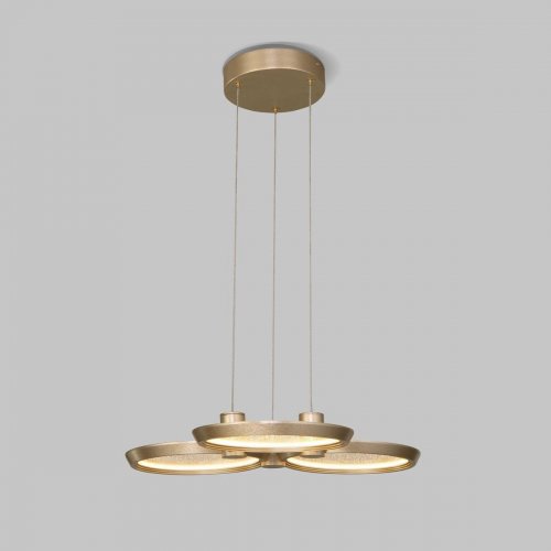 Подвесной светодиодный светильник Eurosvet Crespella 90034/3 золото Подвесной светодиодный светильник Eurosvet Crespella 90034/3 золото