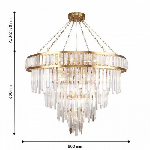 Подвесная люстра Favourite Preston 4732-19P