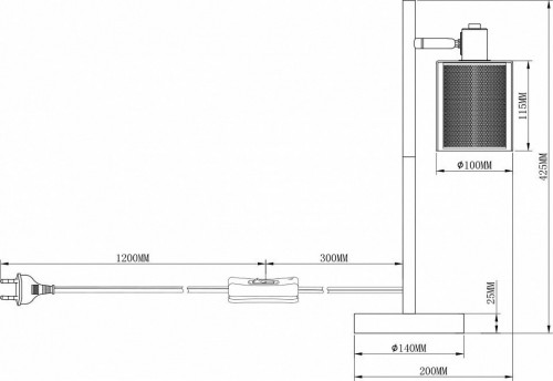 Настольная лампа Moderli Suspent V3060-1T