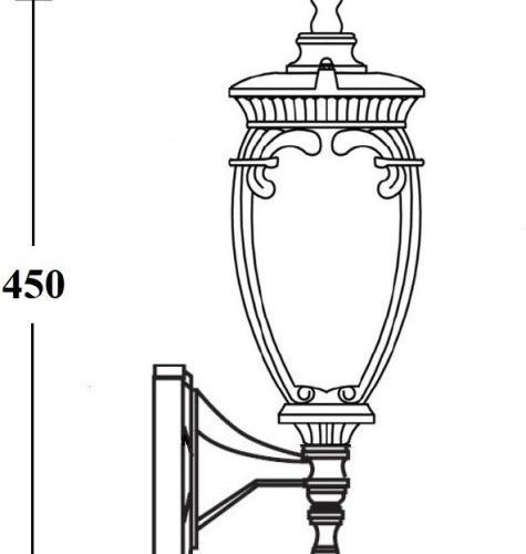 Настенный фонарь уличный Oasis Light VERONA 86201/04 R