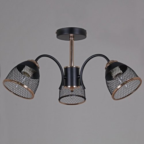 Потолочная люстра  01505-0.3-03 BK+FGD Потолочная люстра  01505-0.3-03 BK+FGD