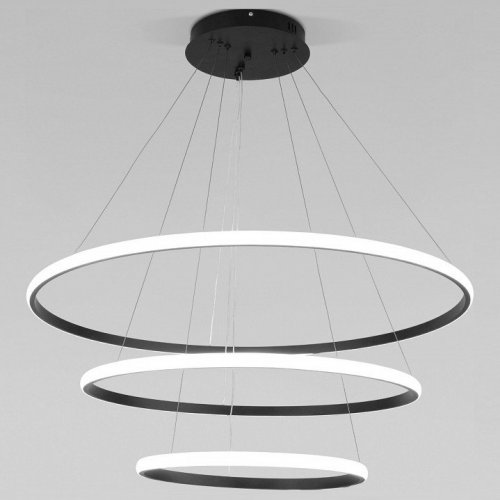 Подвесной светодиодный светильник Eurosvet Collars 90264/3 черный