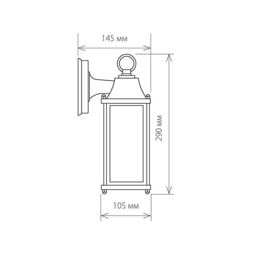 Уличный настенный cветильник Elektrostandard 1008D Brick белый 4690389106767