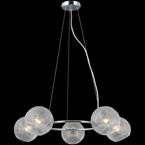 Подвесная люстра Illumico IL0728-5PSQ-24 CR ARIES Подвесная люстра Illumico IL0728-5PSQ-24 CR ARIES