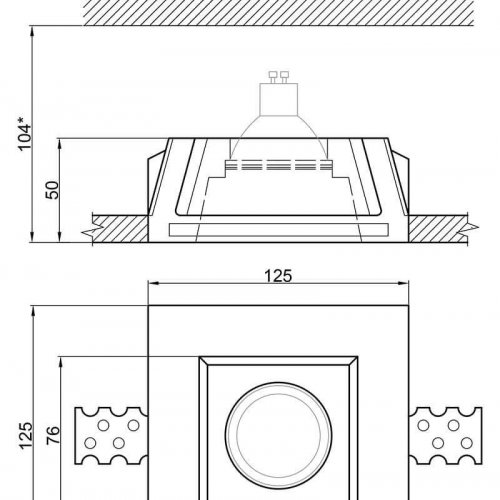 Встраиваемый светильник Artpole SGS1