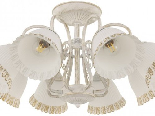 Потолочная люстра AM340800 340800/8 WT+G Потолочная люстра AM340800 340800/8 WT+G