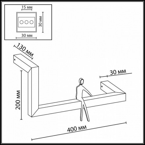 Настенный светильник Odeon Light Grafic 7153/10WL Настенный светильник Odeon Light Grafic 7153/10WL