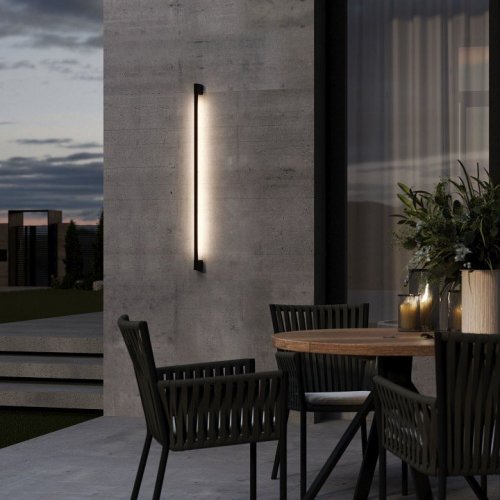 Уличный настенный светодиодный cветильник Elektrostandard Argos 35121/D черный a069887