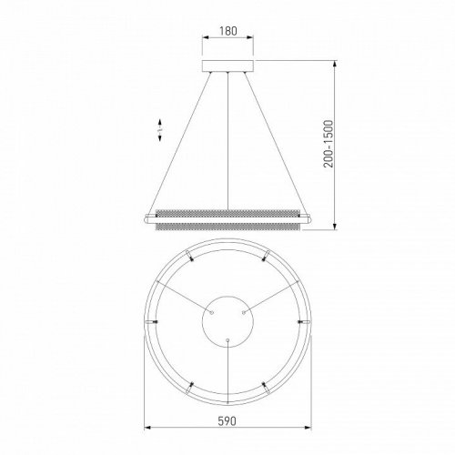 Подвесная люстра Eurosvet Imperio 90241/1 белый/ серебро Smart Подвесная люстра Eurosvet Imperio 90241/1 белый/ серебро Smart