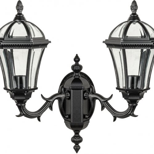 Настенный фонарь уличный Oasis Light ROMA S 95201S 2 15L Bl Настенный фонарь уличный Oasis Light ROMA S 95201S 2 15L Bl