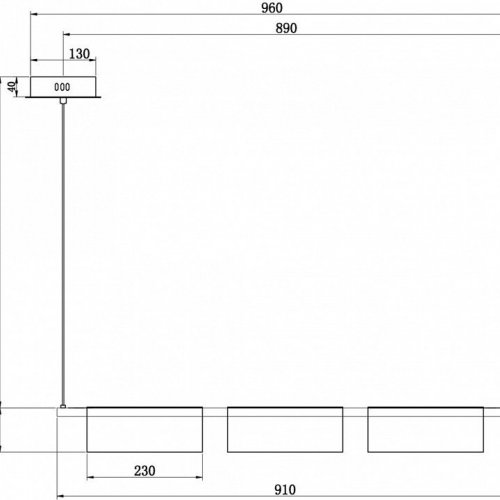 Подвесной светильник Stick FR5395PL-L12B