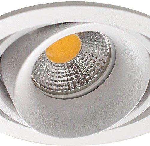 Точечный светильник Lumme DL18615/01WW-R White/Black