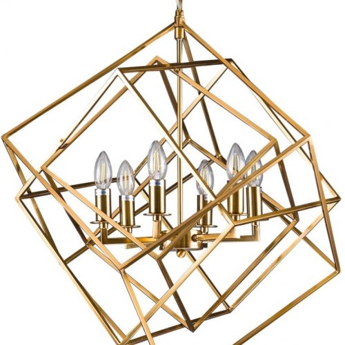 Подвесная люстра DeLight Collection Matrix KM0282P-6 brass