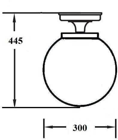 Потолочный светильник уличный Oasis Light GLOBO L 88205LA Bl Потолочный светильник уличный Oasis Light GLOBO L 88205LA Bl